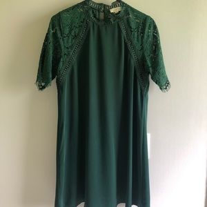 Flowy Emerald Green Dress sz Large Boutique
